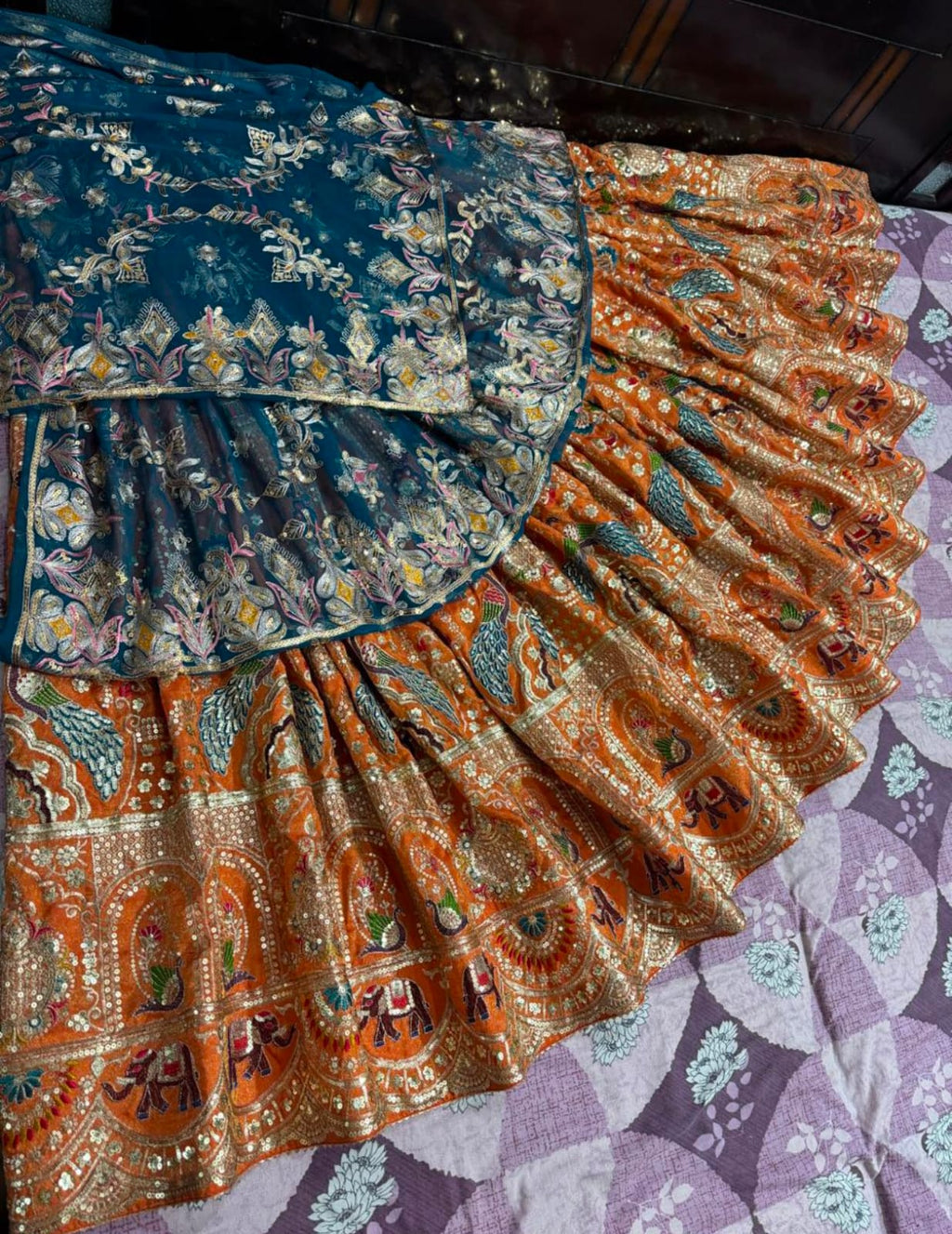 Minaara Fashion Traditional Lehnga Odhani Set